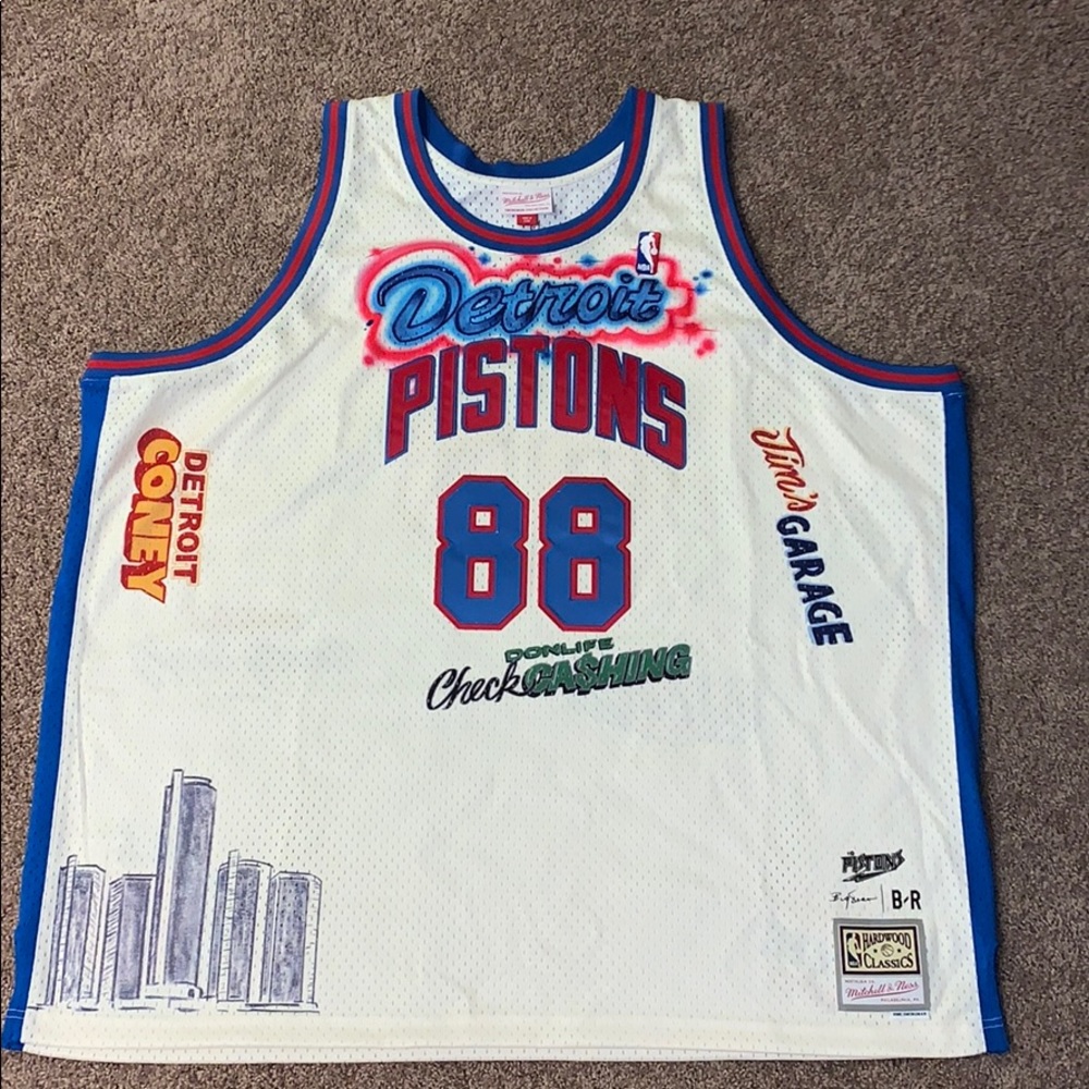 Pistons X Big Sean basketball jersey